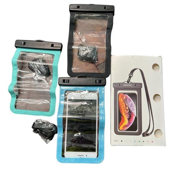 Newppon Waterproof Cell Phone Pouch pack of 3 - Picture 4 of 5
